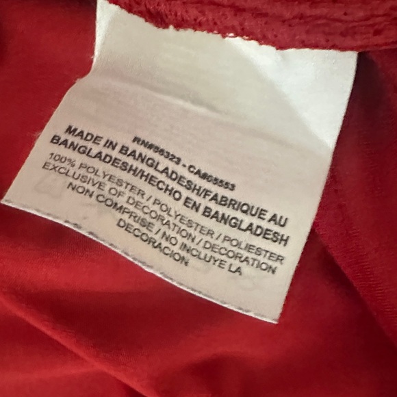 Nike Men's Vibrant Red Short Sleeve Shirt - Picture 5 of 5